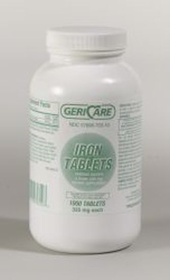 Picture of FERROUS SULFATE TAB 325MG (1000/BT 12BT/CS)