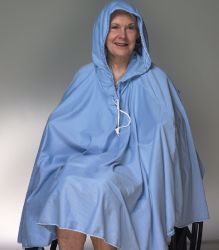 Picture of PONCHO SHOWER SHORT BACK W/HOOD