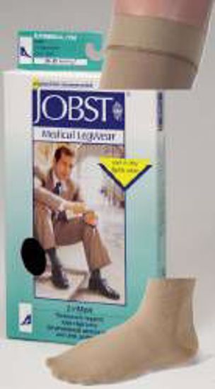 Picture of SOCK SUPPORT MENS KNEE 8-15MMNAVY MED