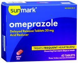 Picture of OMEPRAZOLE DR TAB SM 20MG (42/BX)