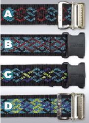 Picture of BELT GAIT DELRIN W/BUCKLE NYLON GEOPATTERN A 60