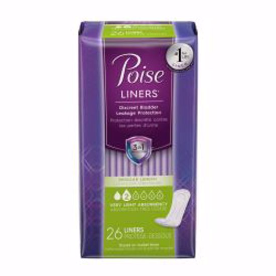 Picture of PAD POISE PANTYLINER VERY LIGHT (26/PK 8PK/CS) KIMCLK