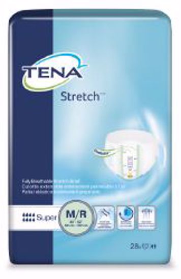 Picture of BRIEF TENA SUPER STRCH MED/REG (28/BG 2BG/CS)