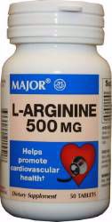 Picture of L-ARGININE TAB 500MG (50/BT)