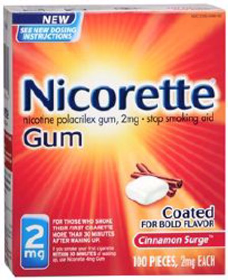 Picture of NICORETTE GUM CINN SURGE 2MG (100/BX)