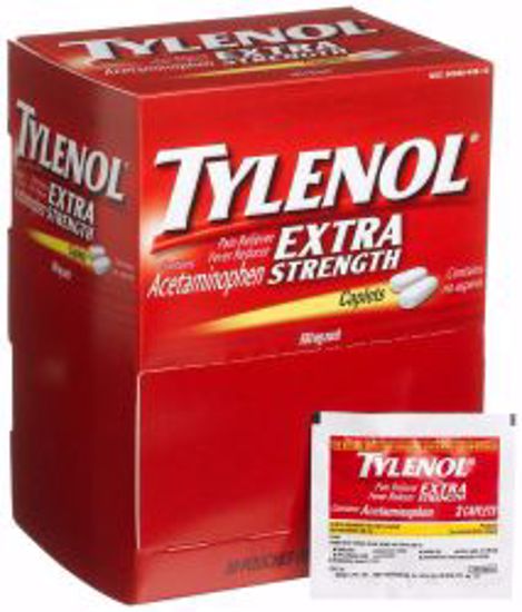 Picture of TYLENOL CAPL 500MG XS 2X50 (50/CT 36CT/CS) J&JOTC