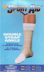 Picture of ANKLE SUPPORT DBL STRAP BGE LG