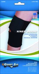 Picture of KNEE SLEEVE NEOPRENE OPN WRAPBLK SM