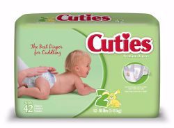 Picture of DIAPER BABY CUTIES SIZE2 (42/PK 4PK/CS)