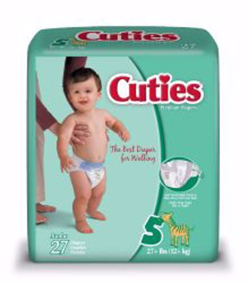 Picture of DIAPER BABY CUTIES SIZE5 (27/PK 4PK/CS)