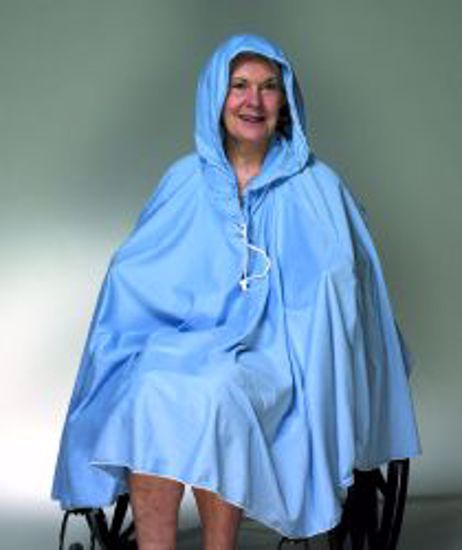 Picture of PONCHO SHOWER SHORT BCK NO HOOD