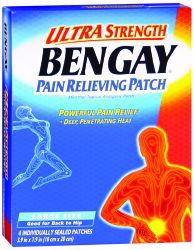 Picture of BENGAY ULTRA STRENGTH PATCH LG (4/BX 36BX/CS) J&JOTC