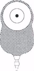 Picture of POUCH ULTRALITE UROSTOMY 7/8 DP CONVEX (10/BX) EC