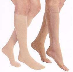 Picture of STOCKING KNEE HI CLSD TOE 15-20 BGE MED