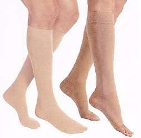 Picture of STOCKING KNEE HI CLSD TOE 15-20 BGE MED