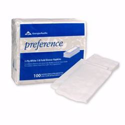 Picture of NAPKIN DINNER 2PLY WHT (100/PK 30PK/CS)