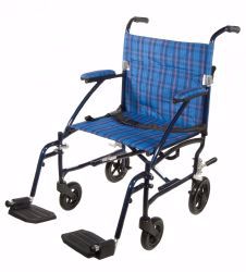 Picture of WHEELCHAIR TRANSPORT 19" BLU