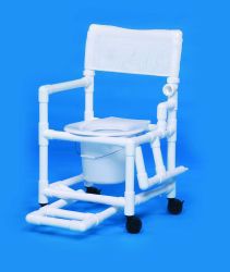Picture of CHAIR SHOWER/COMMODE BLU D/S