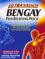 Picture of BENGAY ULTRA STRENGTH PATCH REG (5/BX 36BX/CS) J&JOTC