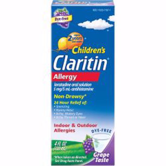 Picture of CLARITIN SYRP CHILD GRAPE 4OZ9SCHRN