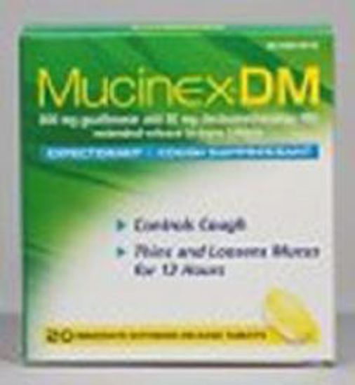 Picture of MUCINEX DM TAB 600-30MG (20/BX)