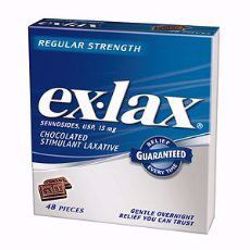 Picture of LAXATIVE EX-LAX CHOCOLATE TAB15MG (48/BX)