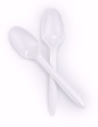 Picture of TEASPOON PLAS WHT 5.5" (1000/CS)