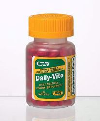 Picture of DAILY-VITE TAB (100/BT) MJRUGB