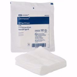 Picture of SPONGE GZE DERMACEA 4"X4" 8PLY STR (50/BX 24BX/CS) KENDAL