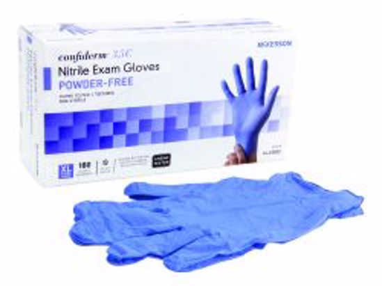 Picture of GLOVE EXAM NITRL 3.5C PF BLU XLG (180/BX)