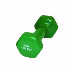 Picture of DUMBELL VYNL IRON GRN 3LB D/S