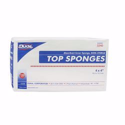 Picture of SPONGE TOP NON-WOVEN 4"X4" STR (2/PK 25PK/BX 24BX/CS)