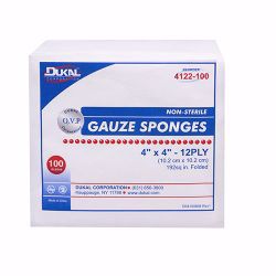 Picture of SPONGE GAUZE 12PLY 4"X4" N/S (100/BG 20BG/CS)