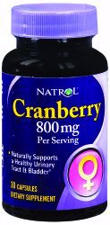 Picture of CRANBERRY EXTRACT CAP 400MG 800MG/SERV (30/BT)