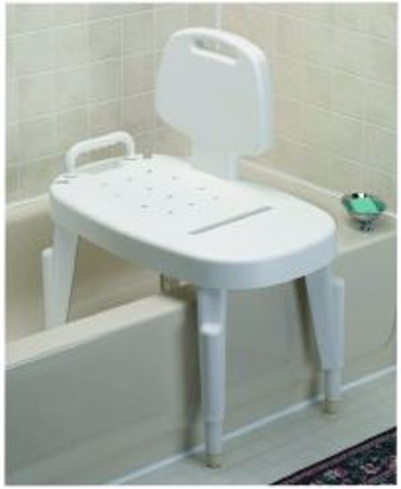 Picture of BENCH SHOWER TRANFER ADJ 16-21 WHT