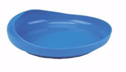 Picture of PLATE SCOOP FLAT BOTTOM PLAS BLU 6 3/4