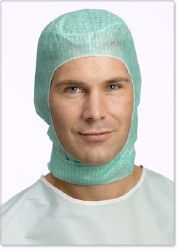 Picture of HOOD SURG TUCK BLU OSFM (100/BX 5BX/CS)