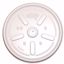 Picture of LID CUP DRINK VENTED PLAS WHT(100/PK 10PK/CS)