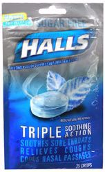 Picture of HALLS LOZ SF MOUNTAIN MENTHOL(25/BG)