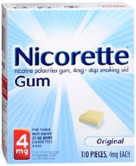 Picture of NICORETTE GUM ORIG 4MG (110/BX)