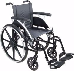 Picture of WHEELCHAIR VIPER FLIP BCK DSKARM BLK 12" (1/CS)