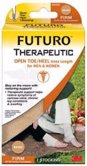 Picture of STOCKING THERAPUTIC KNEE OPN TOE/HEEL BGE LG (12/CS)