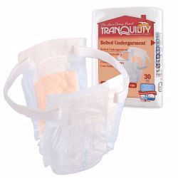 Picture of BRIEF INCONT TRANQUILITY BELTED ADJ TO 58" (30/PK 4PK