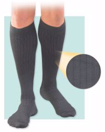 Picture of SOCK DRESS ACTIVA MICROFIBER ML BLK SM 20-30MMHG