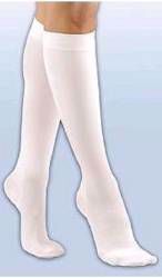 Picture of STOCKING KNEE-HI ANTIEMB CLSDTOE WHT SM 18MMHG