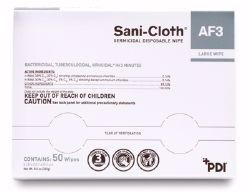 Picture of WIPE DRY SANI-CLOTH AF3 LG 5X8 IND PK (50/BX 10BX