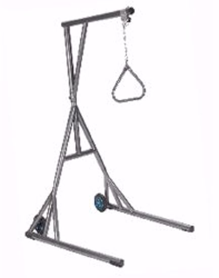 Picture of TRAPEZE BARI FREE STAND ADJ CHAIN BASE WHT