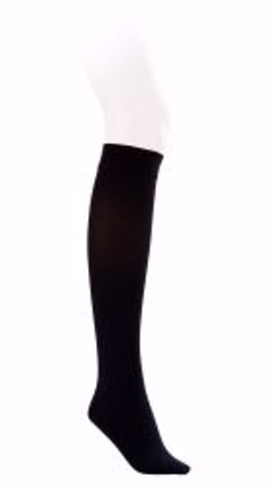 Picture of STOCKING SUPP KNEE 15-20MMHG CLSD TOE OPAQ BLK LG