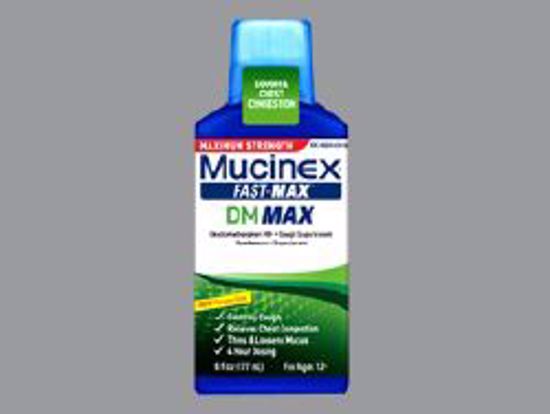 Picture of MUCINEX DM LIQ FAST-MAX 100-5MG/5ML CHERRY 6OZ