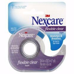 Picture of TAPE FIRST AID W/DSPN LF CLR 3/4"X7YDS (6/BX 4BX/CS)